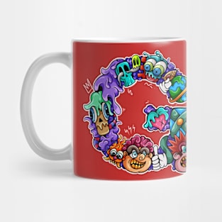 Doodle Monster G Mug